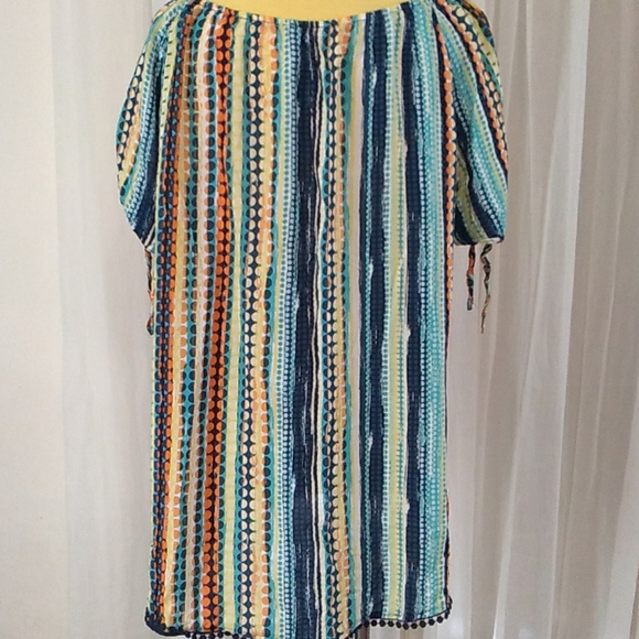 Cato Multicolor Blouse Size Large - Picture 7 of 11